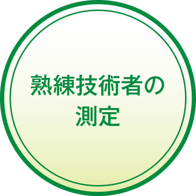 熟練技術者の測定