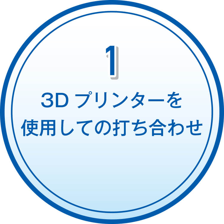 1 3Dプリンターを使用しての打ち合わせ